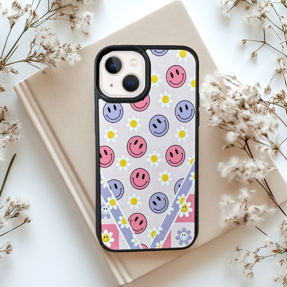 Brand New Retro Smiley Daisy iPhone 14 Case - Cute iPhone 14 Cases